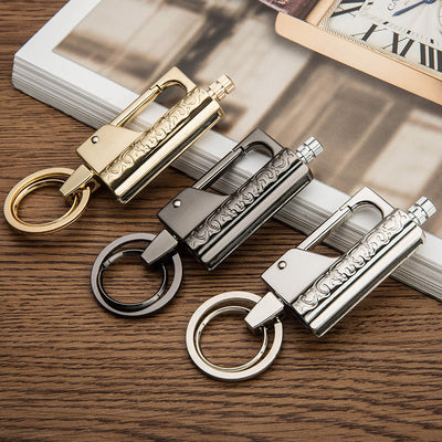 Portable Permanent Match Keychain Kerosene Lighter