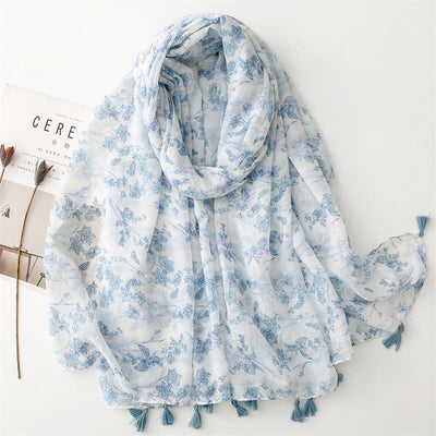 Women's Summer Beach Lightweight Shawl Thin Scarf