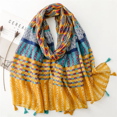 Women's Summer Beach Lightweight Shawl Thin Scarf