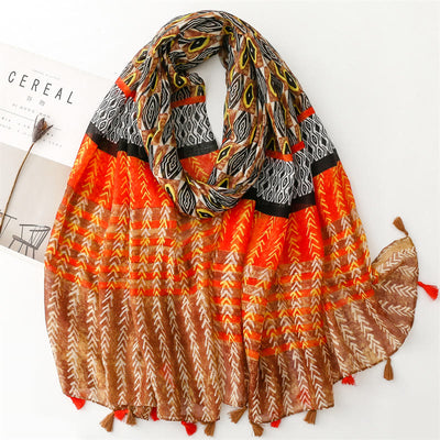 Women's Summer Beach Lightweight Shawl Thin Scarf