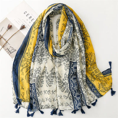 Women's Summer Beach Lightweight Shawl Thin Scarf