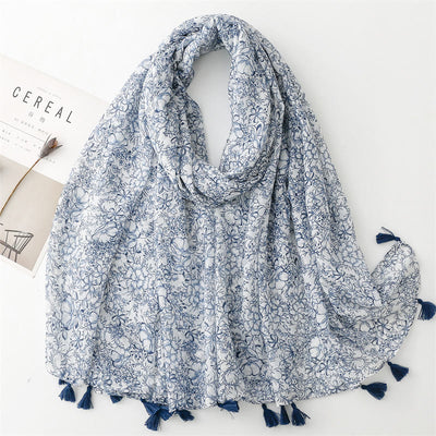 Women's Summer Beach Lightweight Shawl Thin Scarf