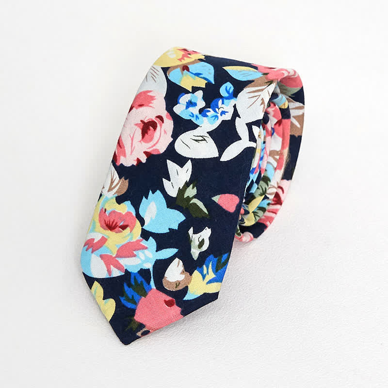 Men's Vintage Liberal Floral Necktie