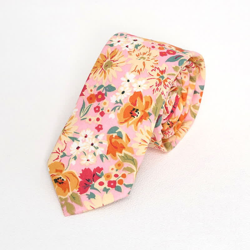 Men's Vintage Liberal Floral Necktie