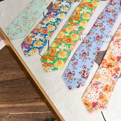 Men's Vintage Liberal Floral Necktie