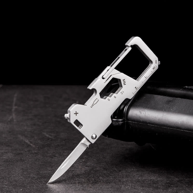 6 In 1 EDC Outdoor Portable Tool Folding Mini Knife Keychain