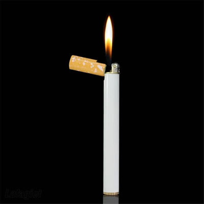 Creative Mini Metal Cigarette-Shaped Butane Lighter