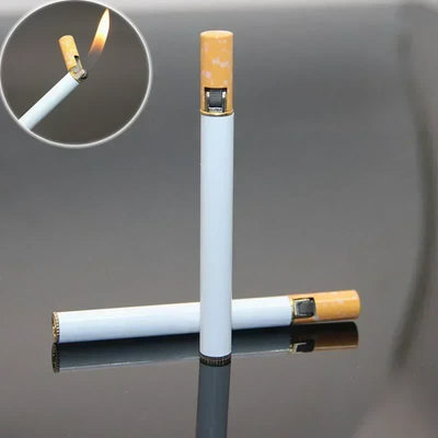 Creative Mini Metal Cigarette-Shaped Butane Lighter