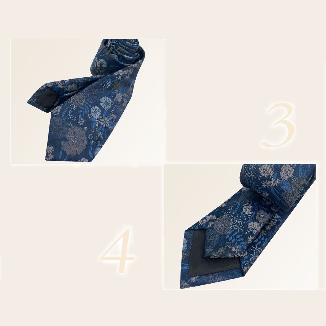 Men's Holiday Style Floral Polyester Necktie