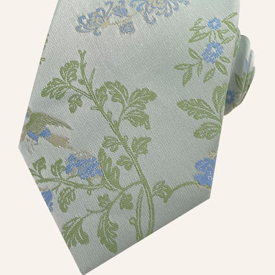 Men's Holiday Style Floral Polyester Necktie