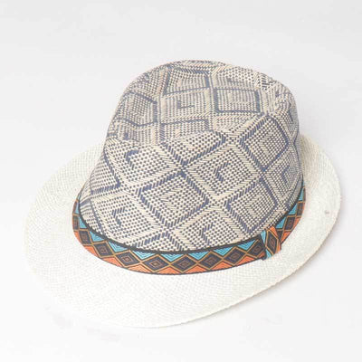 Men's Braided Streetwear Ethnic Style Summer Fedora Hat