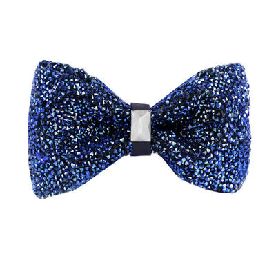 Men's Sparkle Star Glitter Crystal Bow Tie