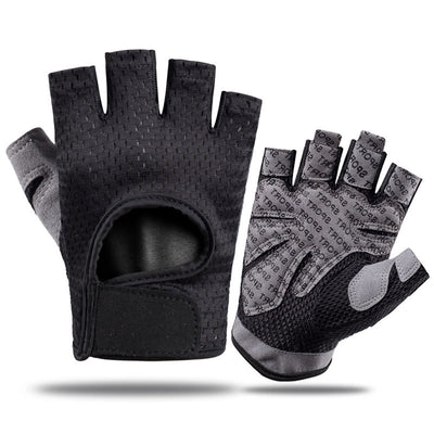 Breathable Lightweight Cycling Lifting Fingerless Gym Gloves