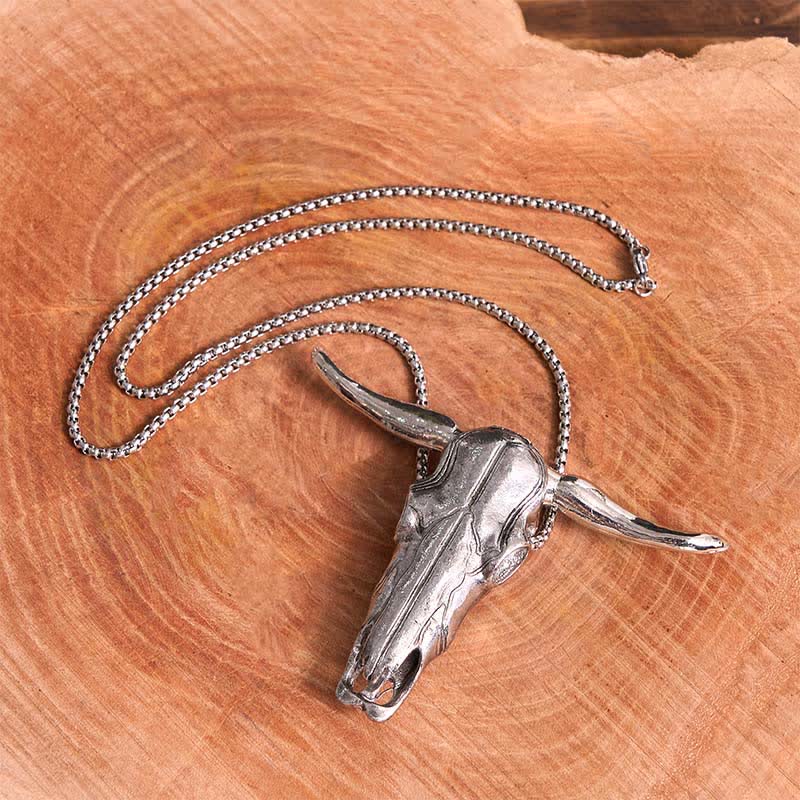 Longhorn Bull Head EDC Tool Multi-function Pendant Belt Buckle