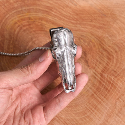 Longhorn Bull Head EDC Tool Multi-function Pendant Belt Buckle