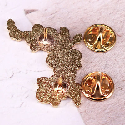 Women's Elegant Orchid Lapel Pin Enamel Brooch