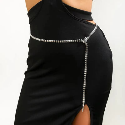 Women's Retro Snake-Shaped Waist Chain Chain Metal Belt