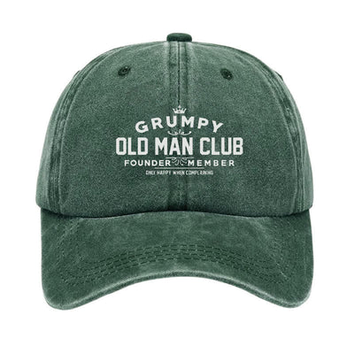 Grumpy Old Man Club Adjustable Baseball Cap
