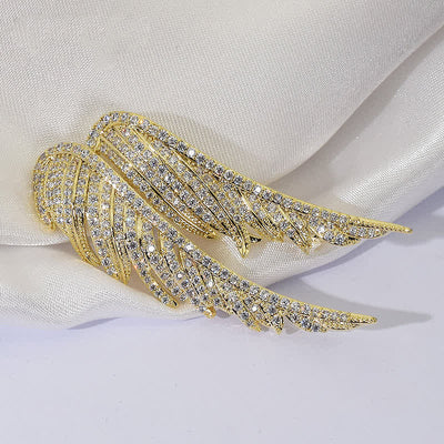 Women's Angel's Wings Exquisite Feather Shape Brooch