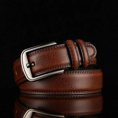 Personalized Custom Name Text Engraved Leather Belt