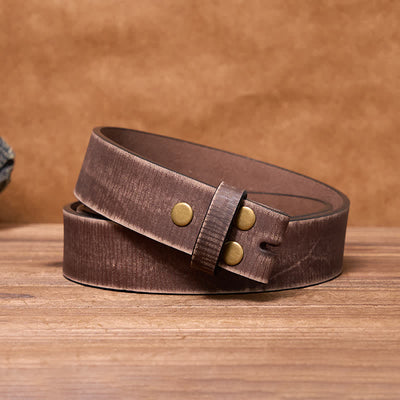 Rectangle Custom Name Cursive Letters DIY Buckle Leather Belt