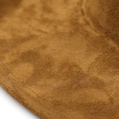 Punk Golden Metal Chain All-Season Suede Velvet Cowboy Hat