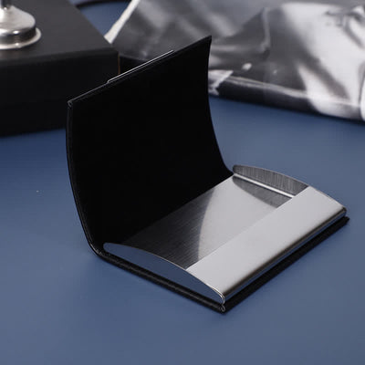 5Pcs Noble 6 oz Black Leather Veneered Cup Flask Gift Set