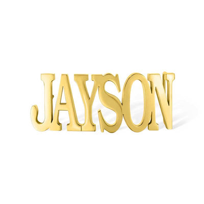 Sleek Letter-shape Custom Named DIY Buckle Leather Belt