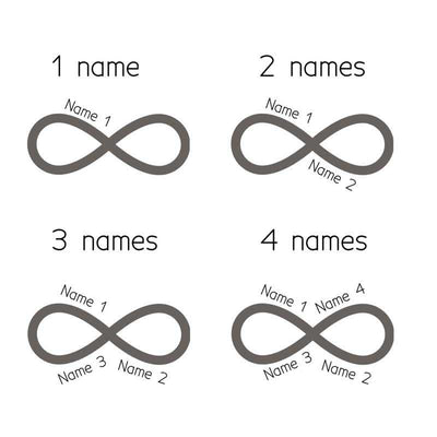 Infinity Note Custom Name DIY Buckle Leather Belt