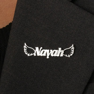 Elegant Angel Wings Custom Name Brooch