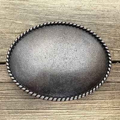 Antique Color Round Custom Name Monogram DIY Buckle Leather Belt - image 2