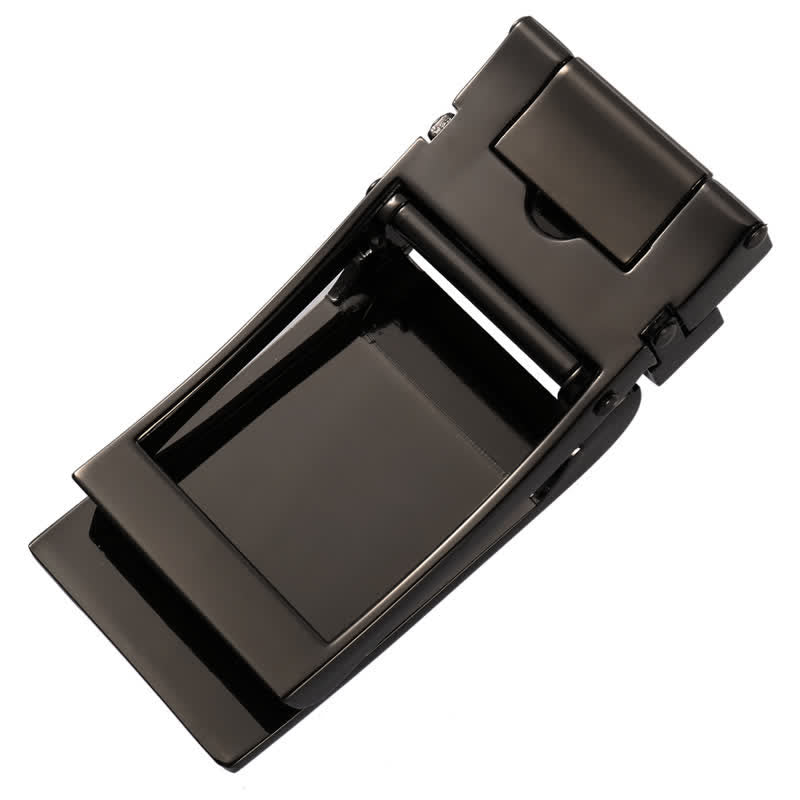 Black Personalized Gift Idea Custom DIY Automatic Buckle Leather Belt - image 5