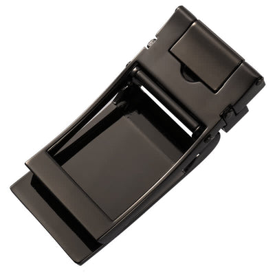 Black Personalized Gift Idea Custom DIY Automatic Buckle Leather Belt - image 5