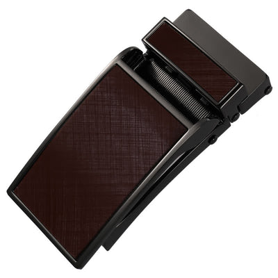 Black Personalized Gift Idea Custom DIY Automatic Buckle Leather Belt - Coffee-Custom - Without Belt - Not Included Belt - image 4