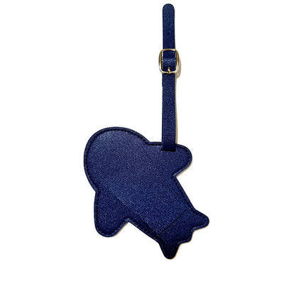 Airplane Shape One-Sided Custom Your Text Luggage Tag - Navy - image 9