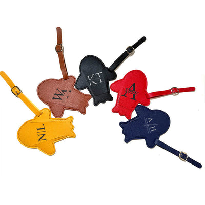 Airplane Shape One-Sided Custom Your Text Luggage Tag - image 1