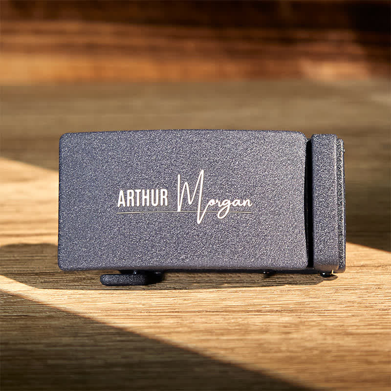Personalized Gift Idea Custom DIY Automatic Buckle Leather Belt - Matte Blue-Custom - Without Belt - Not Included Belt - image 11