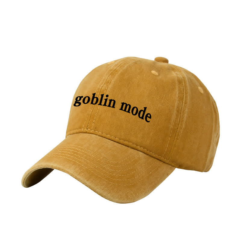 Goblin Mode Embroidered Adjustable Baseball Cap