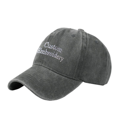 Custom Text Personalized Embroidered Adjustable Baseball Cap