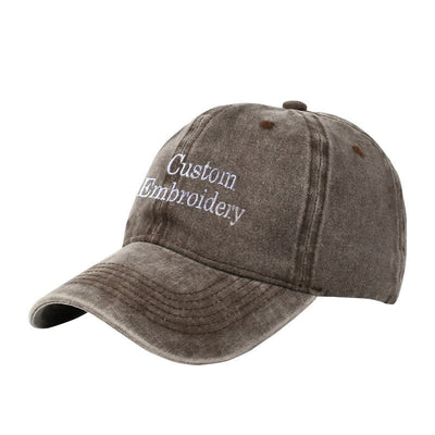 Custom Text Personalized Embroidered Adjustable Baseball Cap
