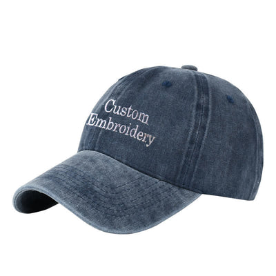 Custom Text Personalized Embroidered Adjustable Baseball Cap