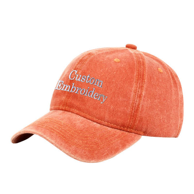 Custom Text Personalized Embroidered Adjustable Baseball Cap
