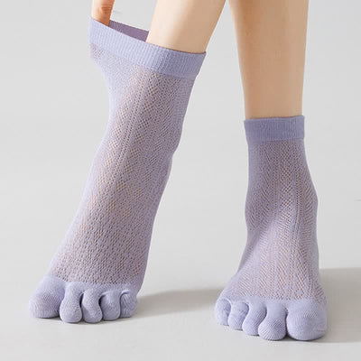 Women's Five Finger Thin Mesh Summer Socks