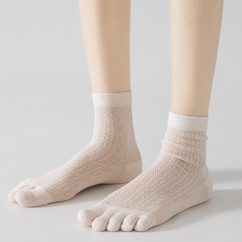 Women's Five Finger Thin Mesh Summer Socks