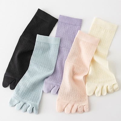 Women's Five Finger Thin Mesh Summer Socks