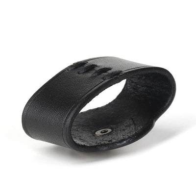 Waist Decoration Real Leather Belt Loop Fixing Ring