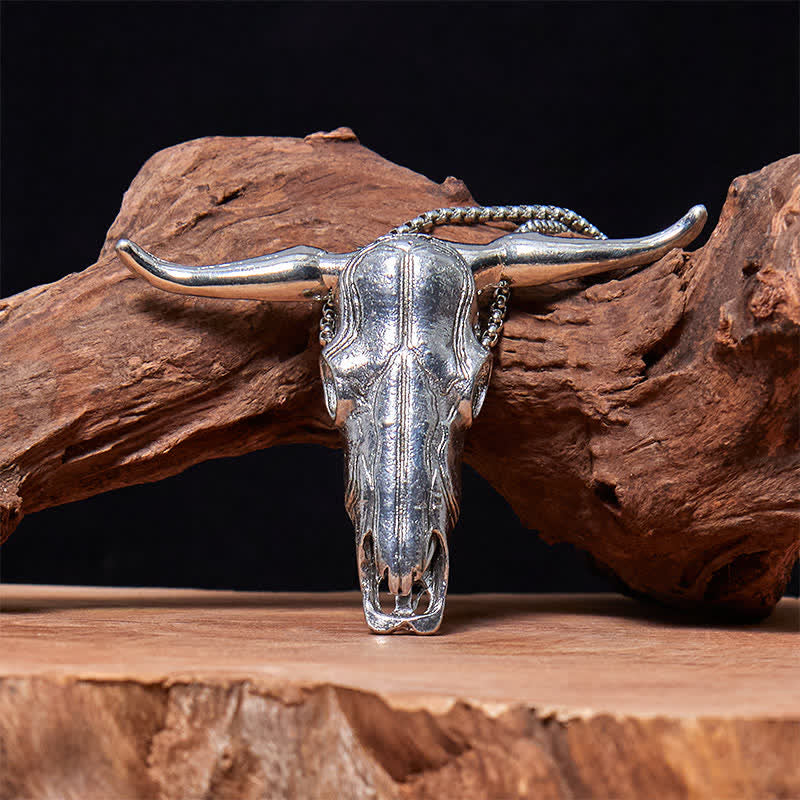 Longhorn Bull Head EDC Tool Multi-function Pendant Belt Buckle