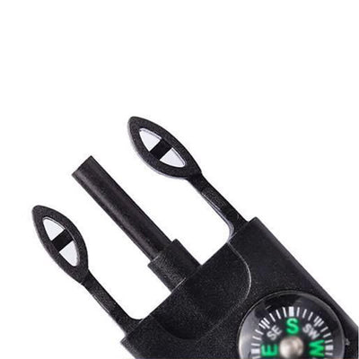 5 In 1 Survival Compass Whistle Multifunction Kit Bracelet