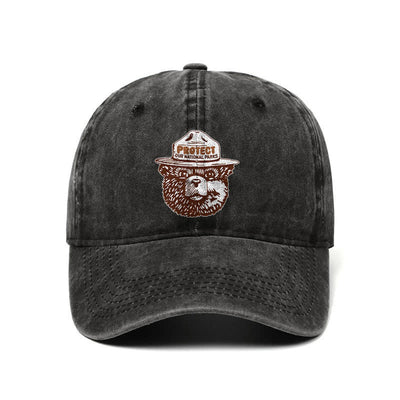Bear Protect Our National Parks Adjustable Baseball Cap