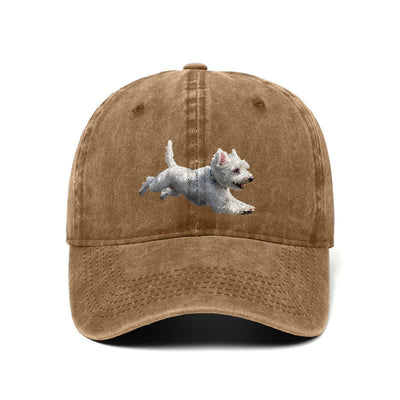 West Highland White Terrier Dog Lover Adjustable Baseball Cap